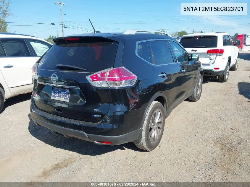 2014 Nissan Rogue Sl VIN: 5N1AT2MT5EC823701 Lot: 40381678