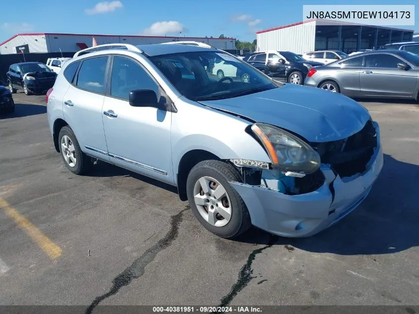 2014 Nissan Rogue Select S VIN: JN8AS5MT0EW104173 Lot: 40381951