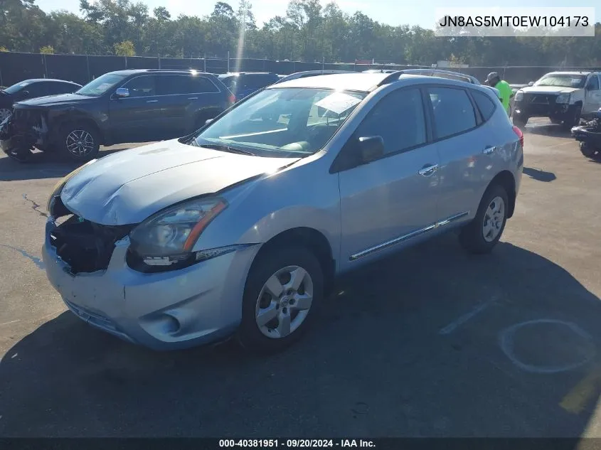 JN8AS5MT0EW104173 2014 Nissan Rogue Select S