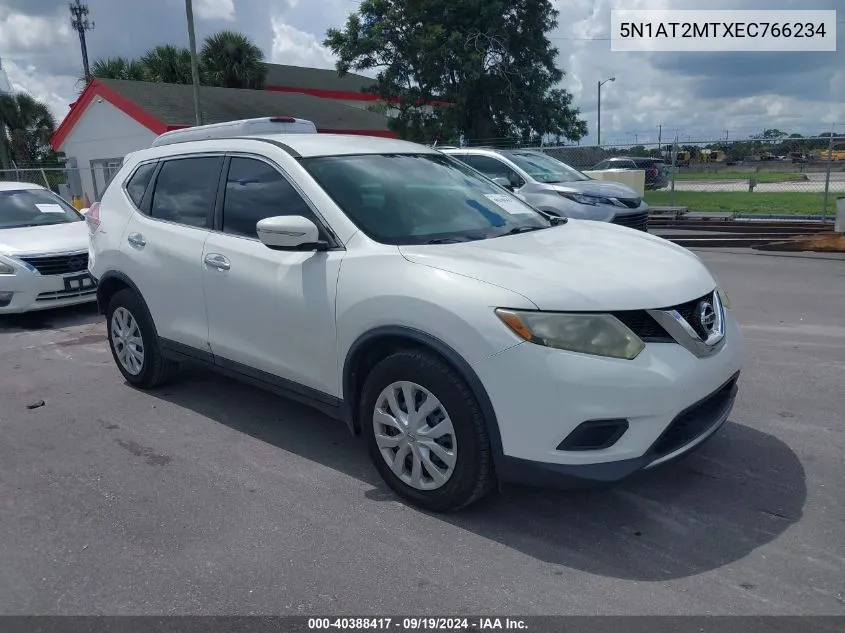 5N1AT2MTXEC766234 2014 Nissan Rogue S