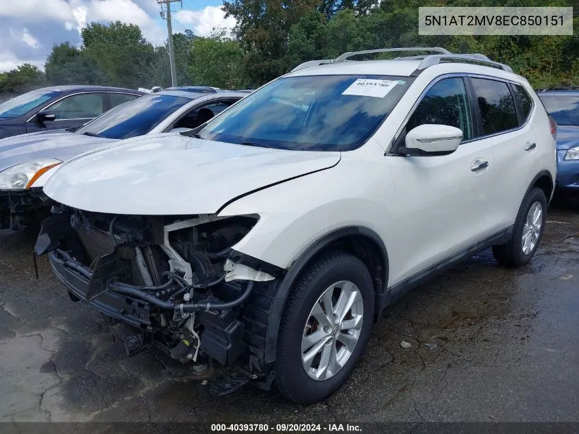 5N1AT2MV8EC850151 2014 Nissan Rogue Sv