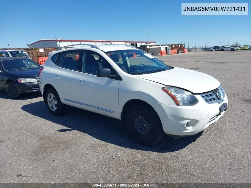 JN8AS5MV0EW721431 2014 Nissan Rogue Select S