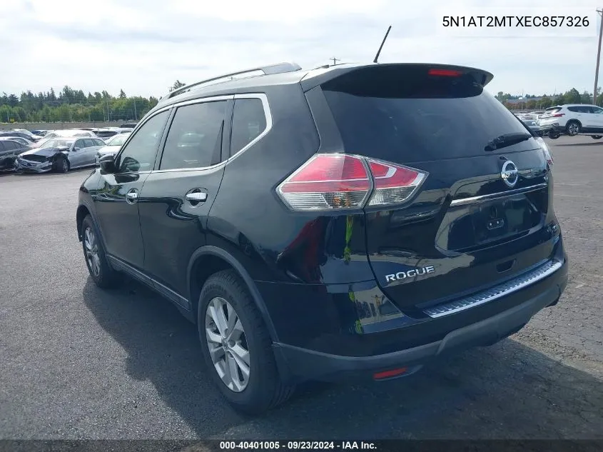 5N1AT2MTXEC857326 2014 Nissan Rogue Sv