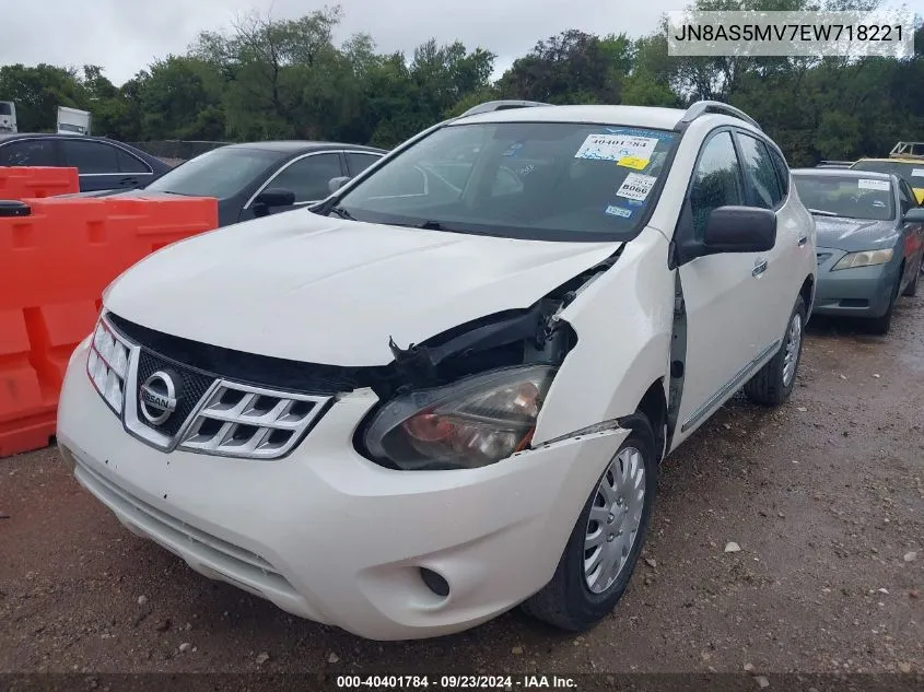 JN8AS5MV7EW718221 2014 Nissan Rogue Select S