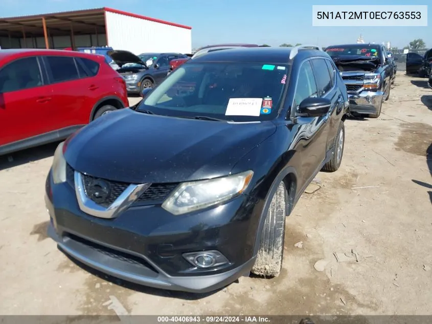 2014 Nissan Rogue S/Sl/Sv VIN: 5N1AT2MT0EC763553 Lot: 40406943