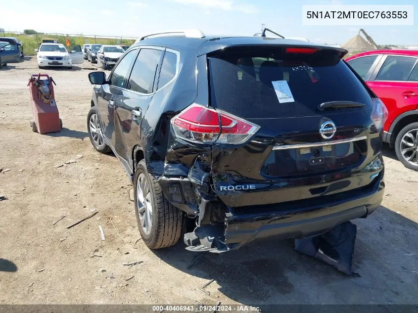 2014 Nissan Rogue S/Sl/Sv VIN: 5N1AT2MT0EC763553 Lot: 40406943