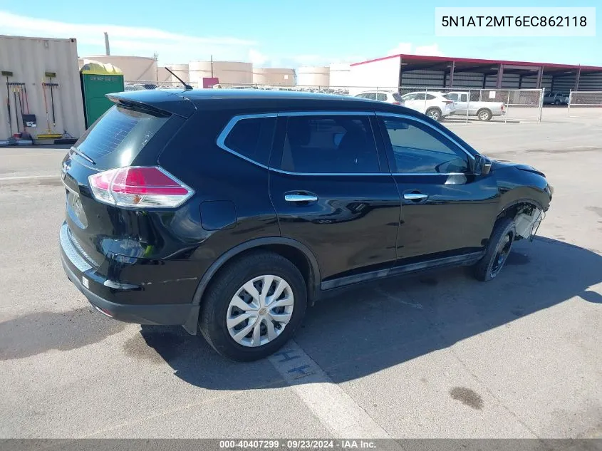 5N1AT2MT6EC862118 2014 Nissan Rogue S