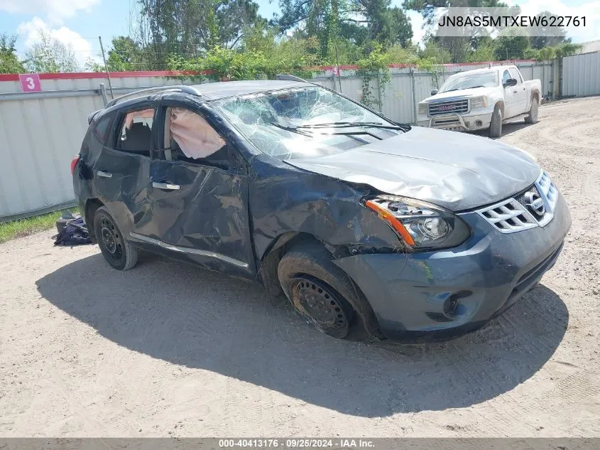 2014 Nissan Rogue Select S VIN: JN8AS5MTXEW622761 Lot: 40413176