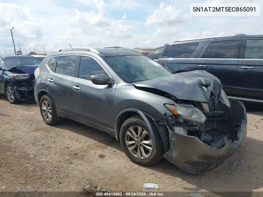 5N1AT2MT5EC865091 2014 Nissan Rogue S/Sl/Sv