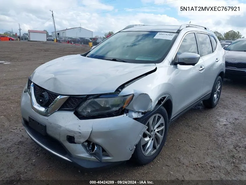 5N1AT2MVXEC767921 2014 Nissan Rogue Sl