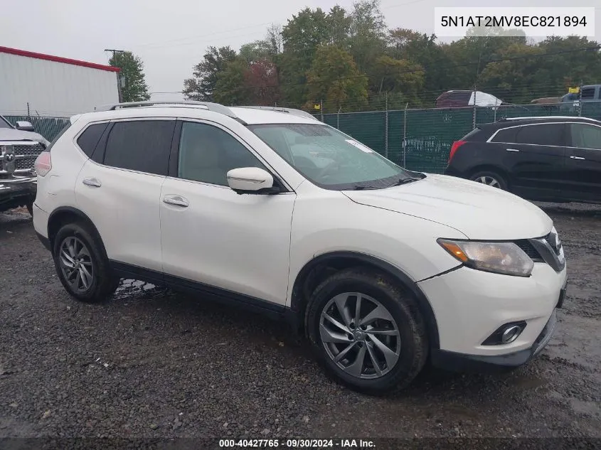 5N1AT2MV8EC821894 2014 Nissan Rogue Sl