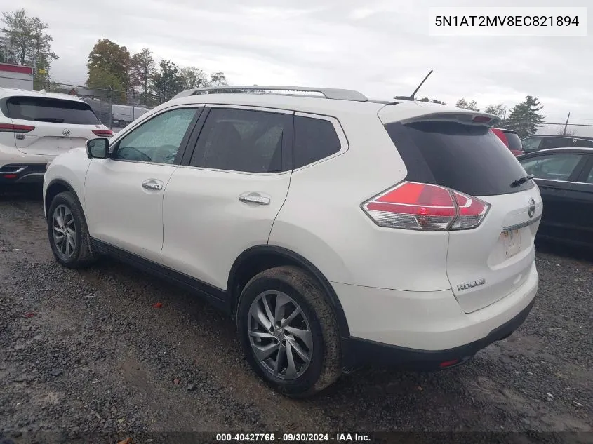 5N1AT2MV8EC821894 2014 Nissan Rogue Sl