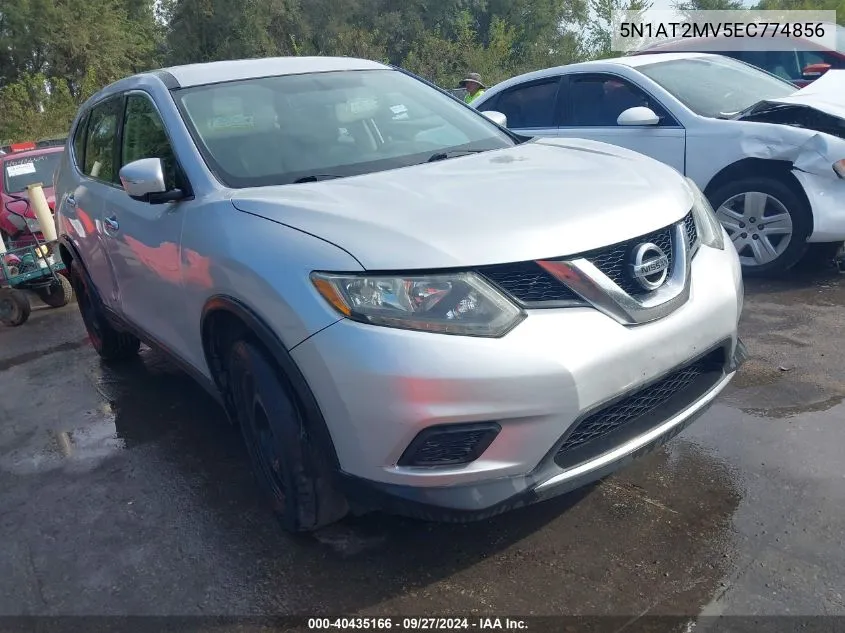 5N1AT2MV5EC774856 2014 Nissan Rogue S