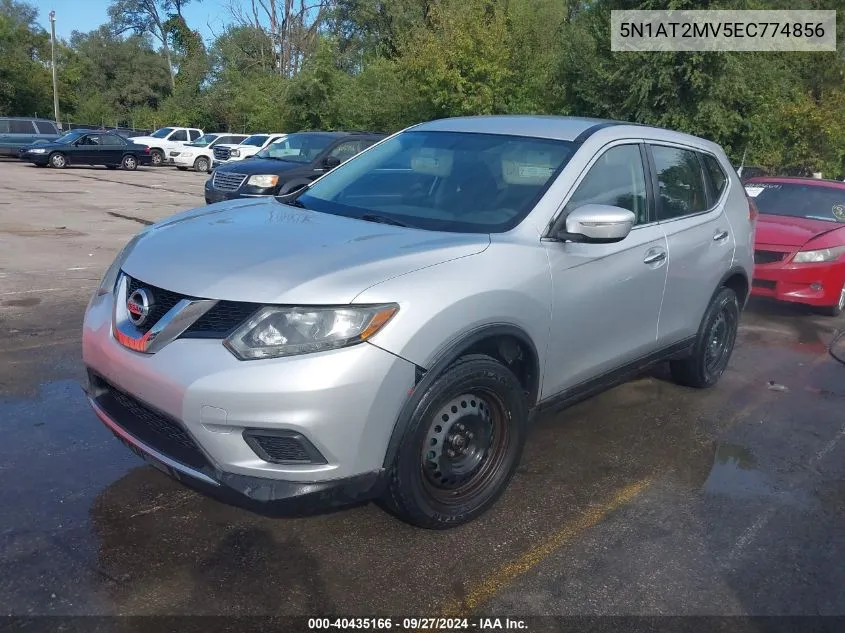 5N1AT2MV5EC774856 2014 Nissan Rogue S