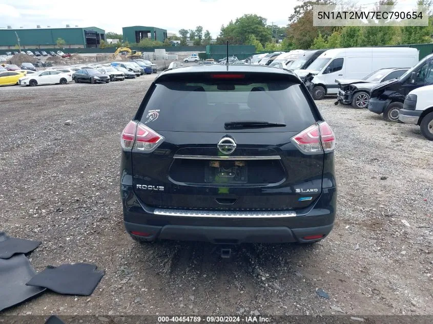 5N1AT2MV7EC790654 2014 Nissan Rogue S/Sl/Sv