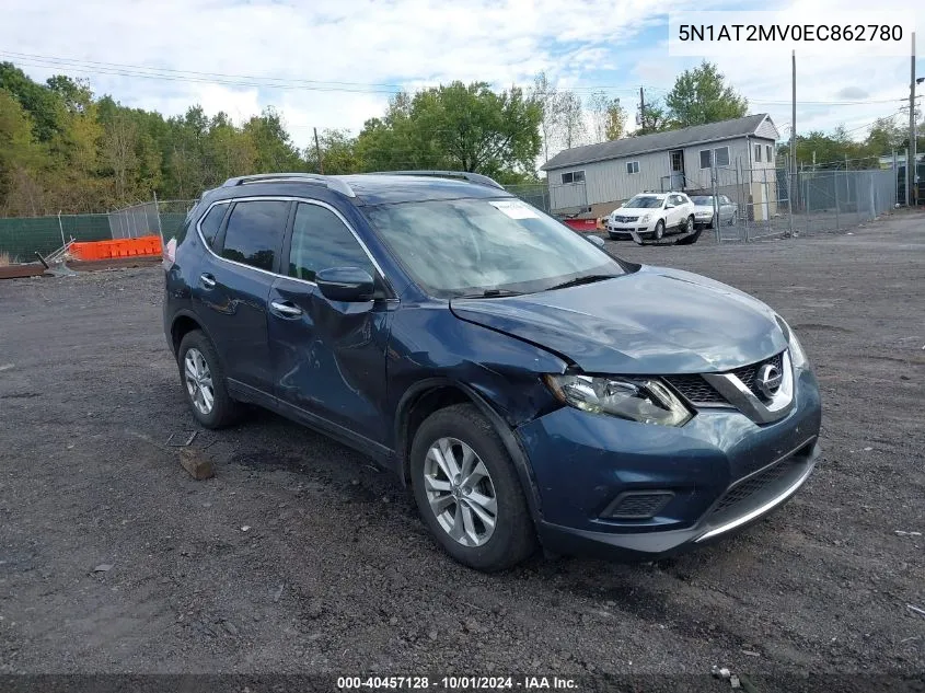 5N1AT2MV0EC862780 2014 Nissan Rogue S/Sl/Sv