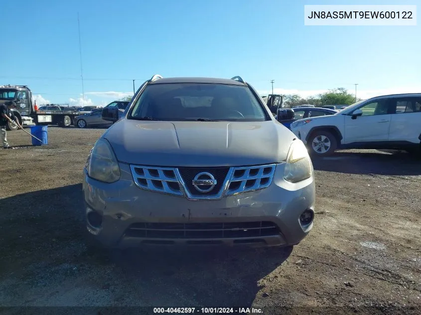 JN8AS5MT9EW600122 2014 Nissan Rogue Select S