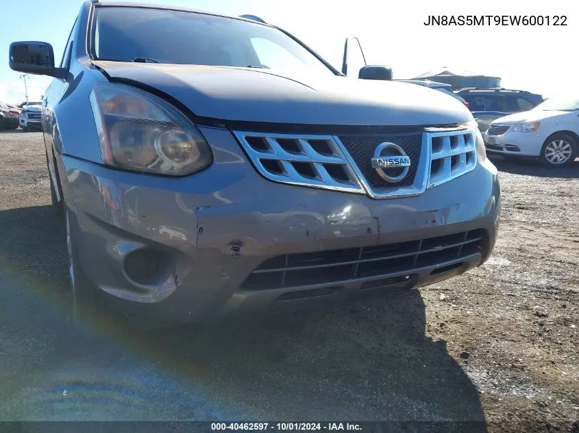 JN8AS5MT9EW600122 2014 Nissan Rogue Select S