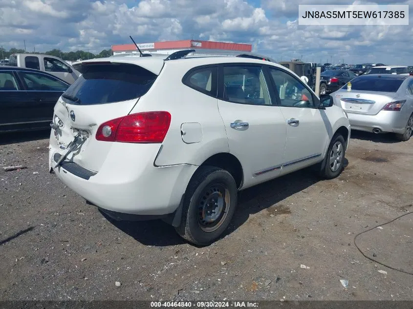 2014 Nissan Rogue Select S VIN: JN8AS5MT5EW617385 Lot: 40464840