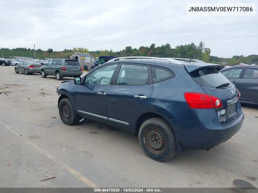 JN8AS5MV0EW717086 2014 Nissan Rogue Select S