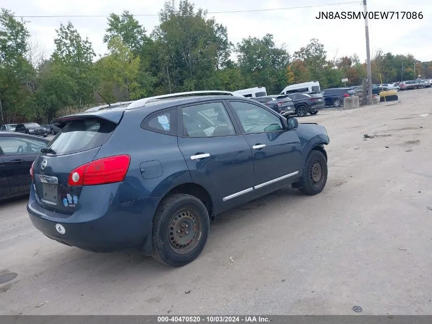 2014 Nissan Rogue Select S VIN: JN8AS5MV0EW717086 Lot: 40470520