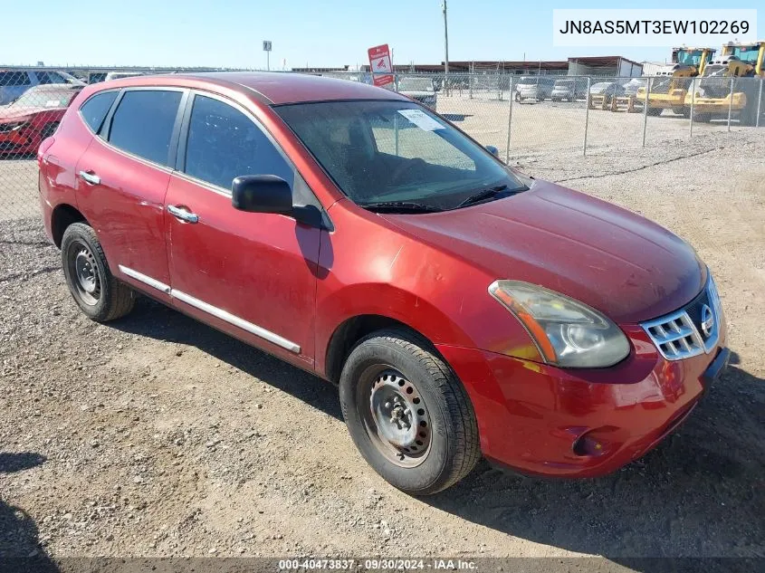 2014 Nissan Rogue Select S VIN: JN8AS5MT3EW102269 Lot: 40473837