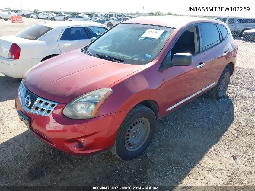 JN8AS5MT3EW102269 2014 Nissan Rogue Select S