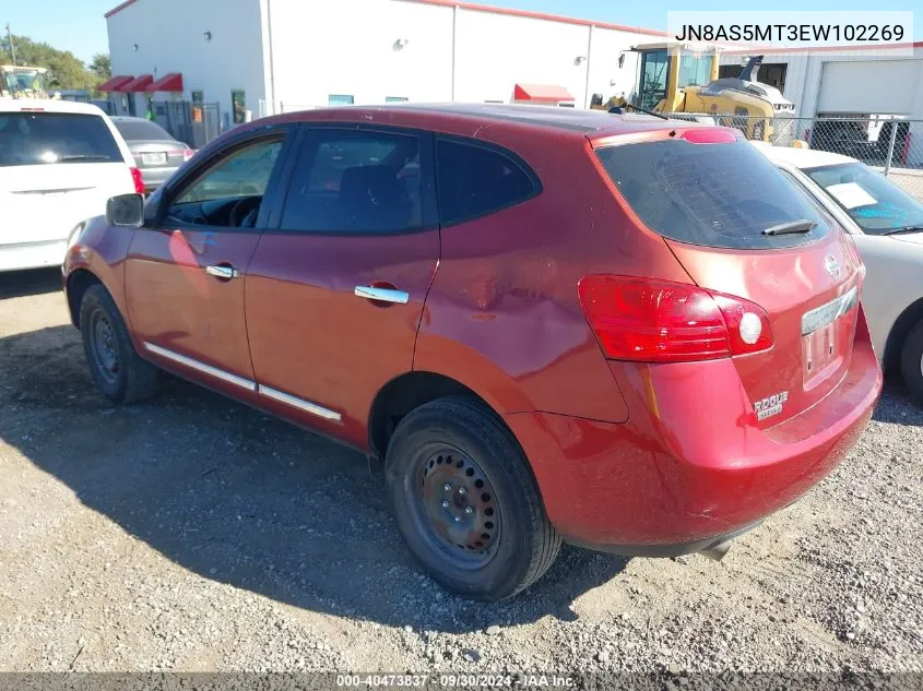 2014 Nissan Rogue Select S VIN: JN8AS5MT3EW102269 Lot: 40473837