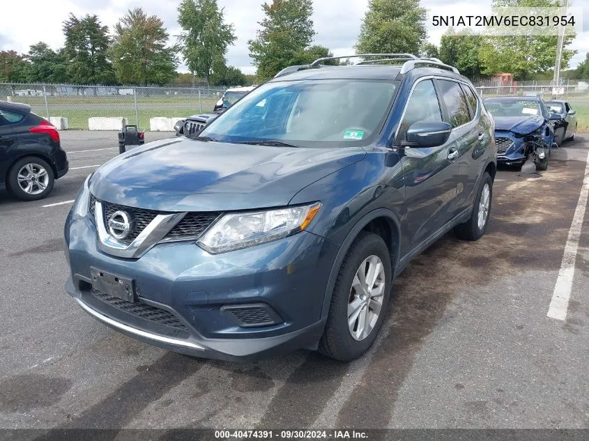 5N1AT2MV6EC831954 2014 Nissan Rogue Sv