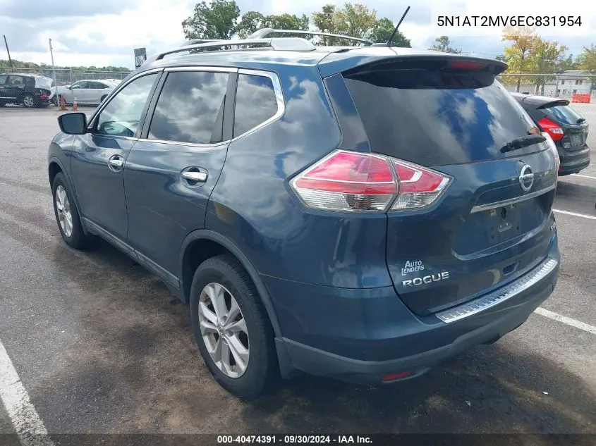 5N1AT2MV6EC831954 2014 Nissan Rogue Sv