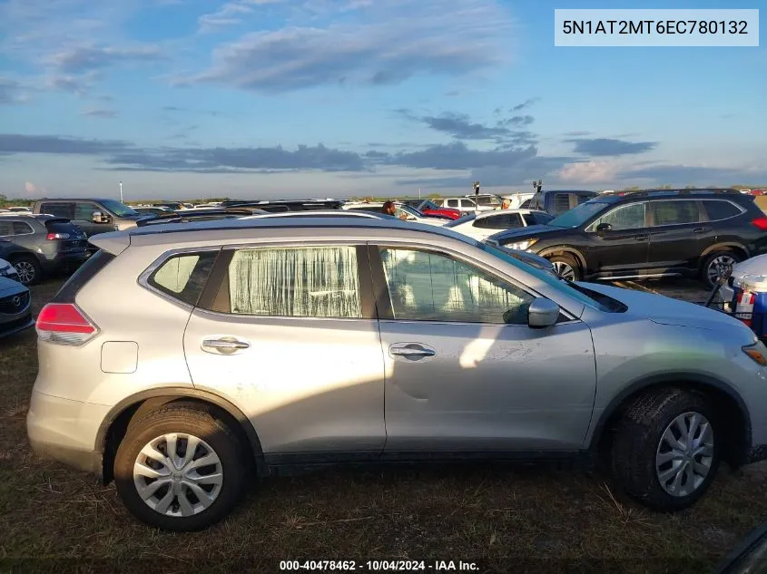 2014 Nissan Rogue S VIN: 5N1AT2MT6EC780132 Lot: 40478462