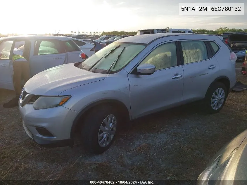 2014 Nissan Rogue S VIN: 5N1AT2MT6EC780132 Lot: 40478462