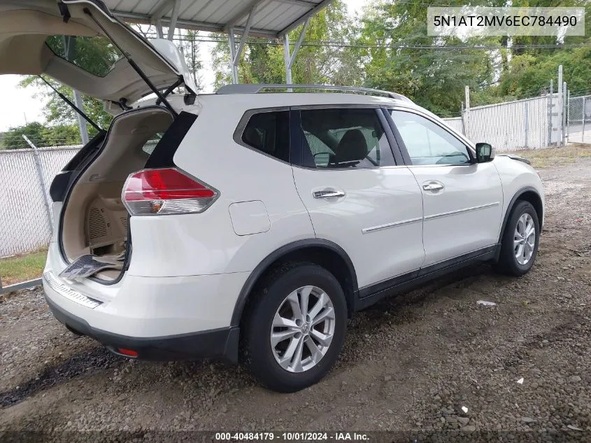 5N1AT2MV6EC784490 2014 Nissan Rogue Sv