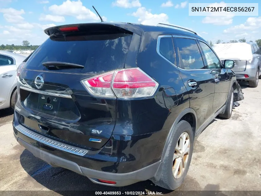 2014 Nissan Rogue Sv VIN: 5N1AT2MT4EC856267 Lot: 40489853