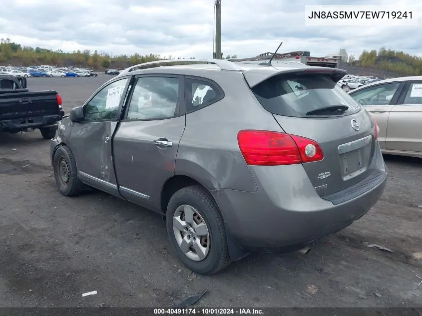 2014 Nissan Rogue Select S VIN: JN8AS5MV7EW719241 Lot: 40491174