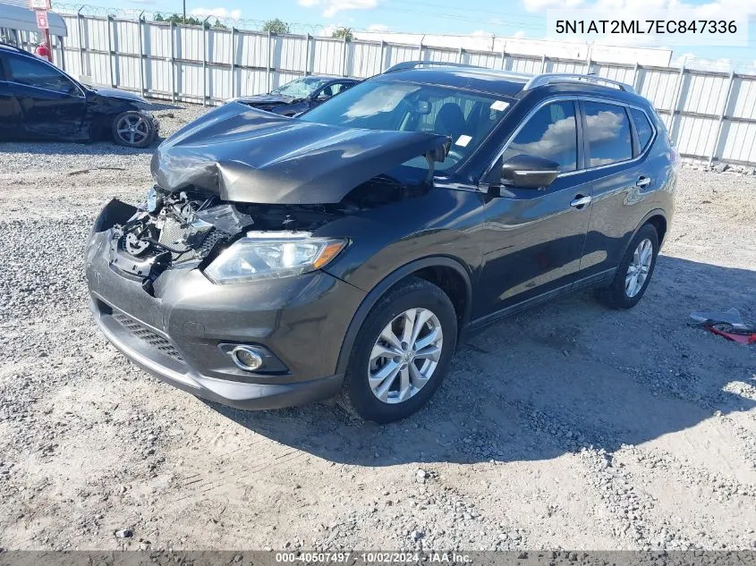 5N1AT2ML7EC847336 2014 Nissan Rogue Sv