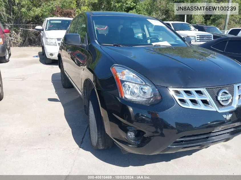 2014 Nissan Rogue Select S VIN: JN8AS5MT6EW100239 Lot: 40510469