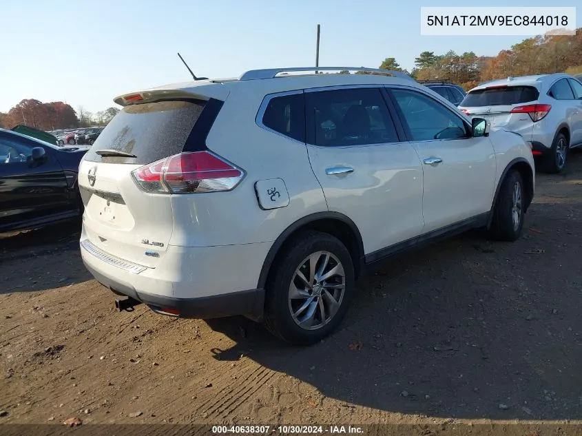 2014 Nissan Rogue S/Sl/Sv VIN: 5N1AT2MV9EC844018 Lot: 40638307