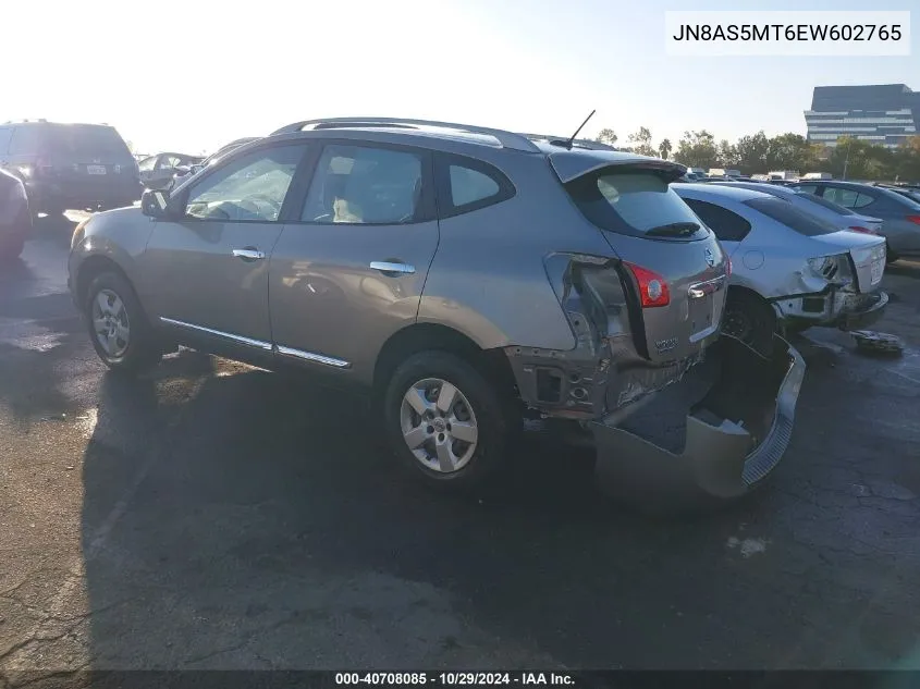 JN8AS5MT6EW602765 2014 Nissan Rogue Select S