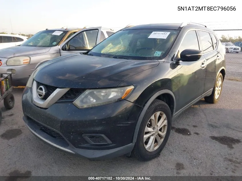 5N1AT2MT8EC796056 2014 Nissan Rogue Sv