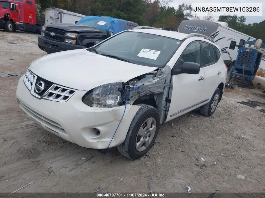 2014 Nissan Rogue Select S VIN: JN8AS5MT8EW103286 Lot: 40797701