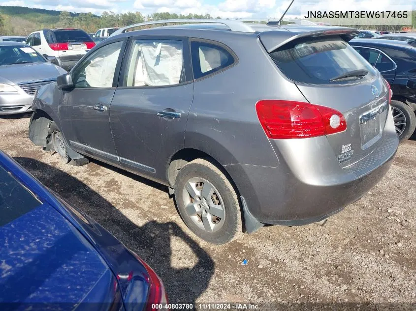 2014 Nissan Rogue Select S VIN: JN8AS5MT3EW617465 Lot: 40803780