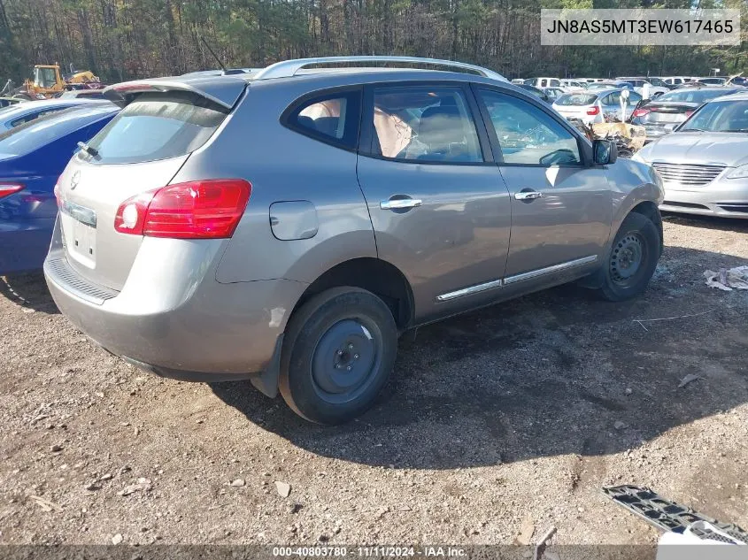 2014 Nissan Rogue Select S VIN: JN8AS5MT3EW617465 Lot: 40803780