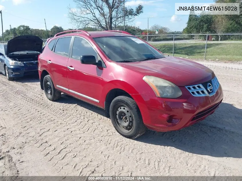 2014 Nissan Rogue Select S VIN: JN8AS5MT4EW615028 Lot: 40803810