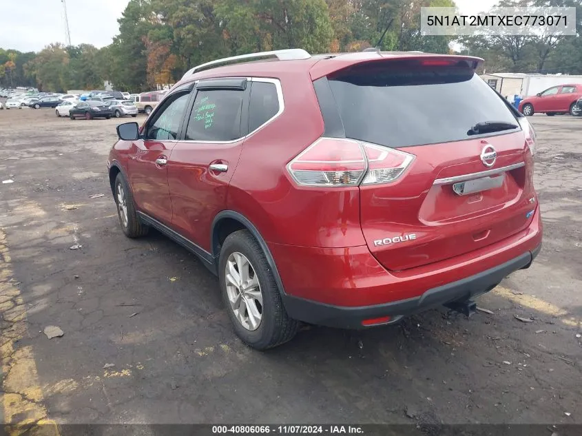 2014 Nissan Rogue Sv VIN: 5N1AT2MTXEC773071 Lot: 40806066