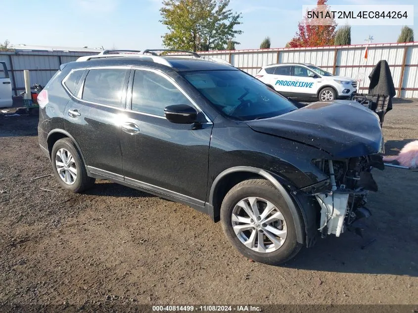 2014 Nissan Rogue Sv VIN: 5N1AT2ML4EC844264 Lot: 40814499