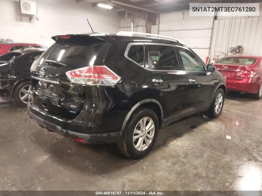 2014 Nissan Rogue Sv VIN: 5N1AT2MT3EC761280 Lot: 40816787