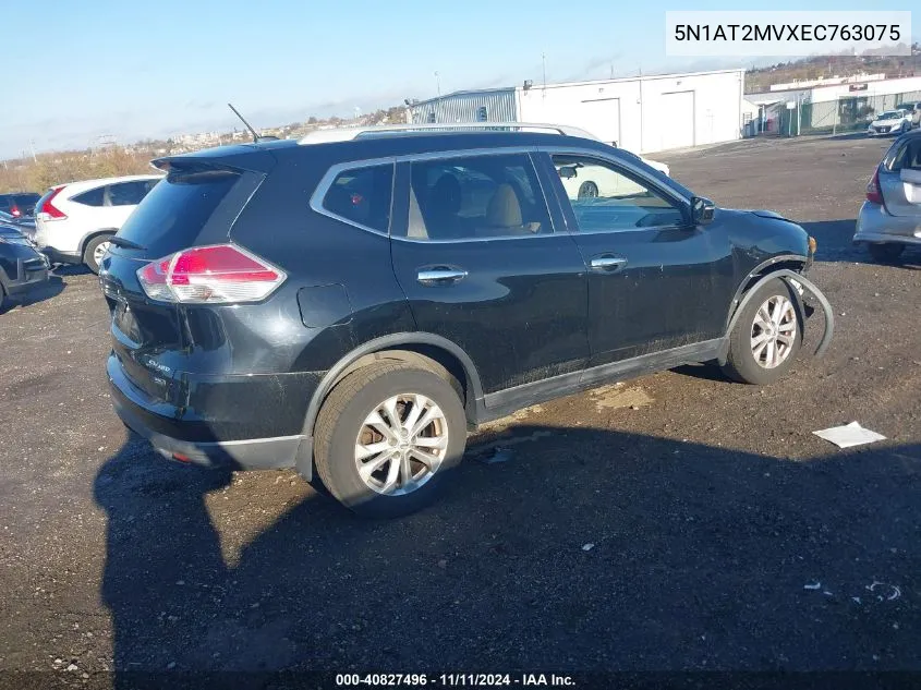 2014 Nissan Rogue Sv VIN: 5N1AT2MVXEC763075 Lot: 40827496