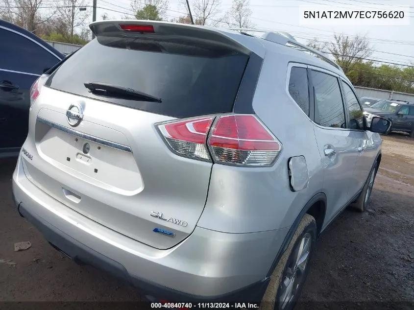 5N1AT2MV7EC756620 2014 Nissan Rogue Sl