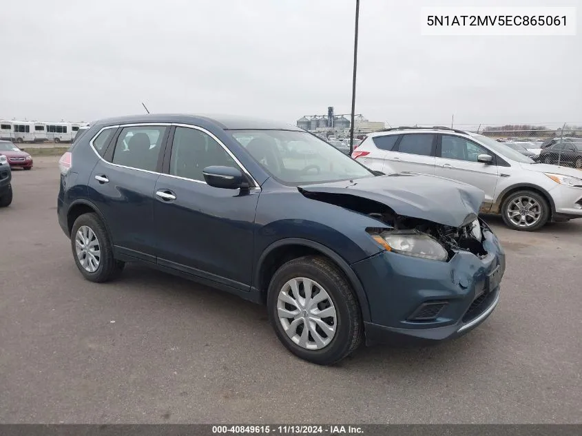 5N1AT2MV5EC865061 2014 Nissan Rogue S